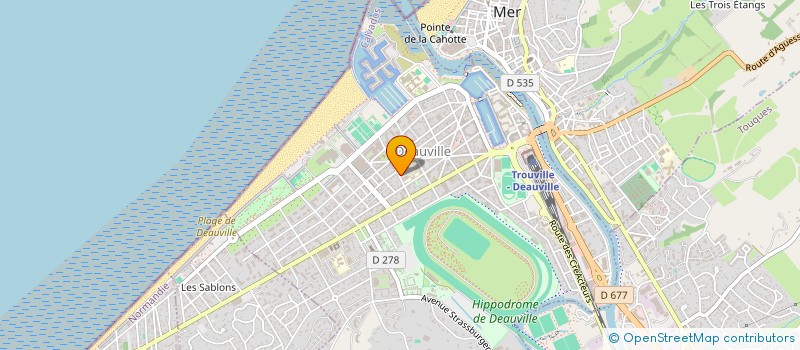 localisation de l'entreprise SCI DARI 2 à DEAUVILLE