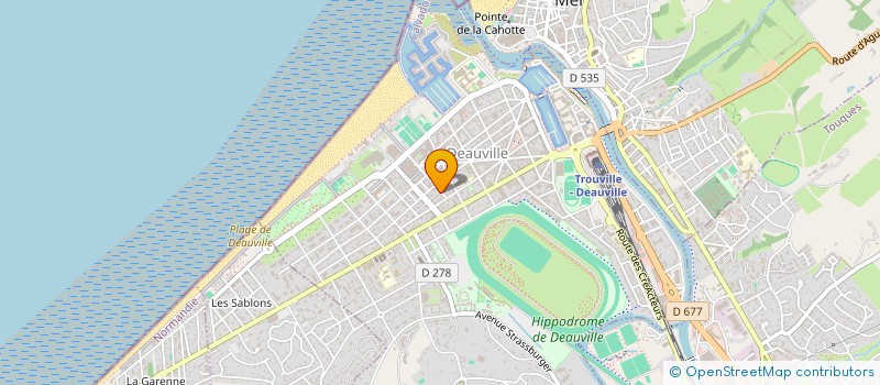 localisation de l'entreprise SCI DARI à DEAUVILLE