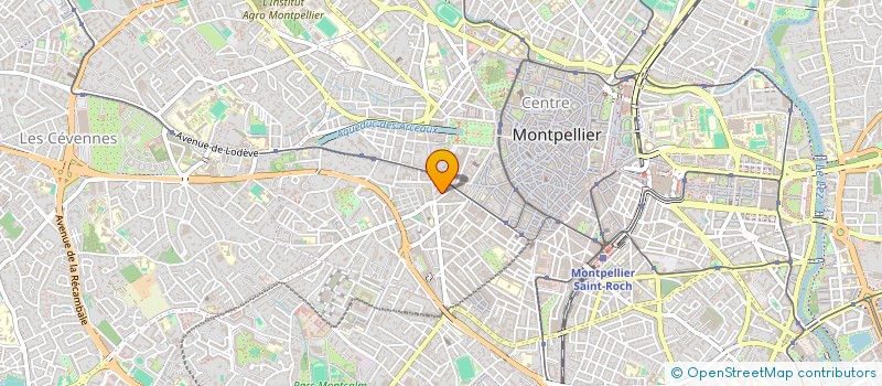 localisation de l'entreprise SCI DARI à MONTPELLIER