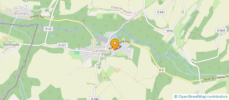 localisation de l'entreprise SCI DARI  CHEZY-EN-ORXOIS