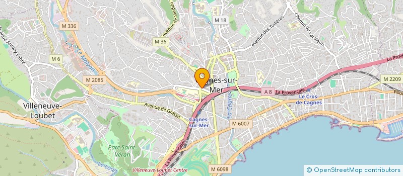 localisation de l'entreprise SCI DARIALICE à CAGNES SUR MER