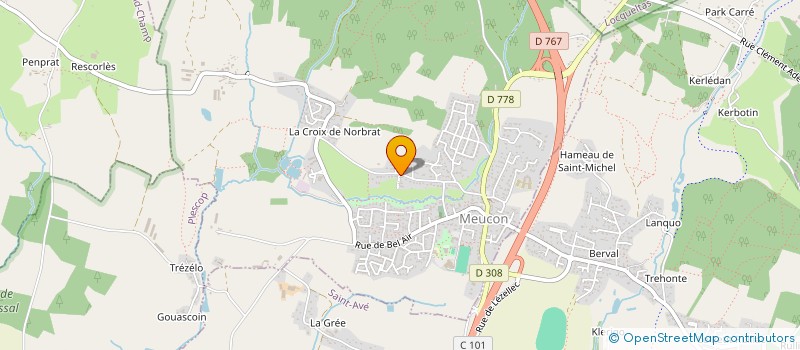 localisation de l'entreprise SCI DARIBER  MEUCON