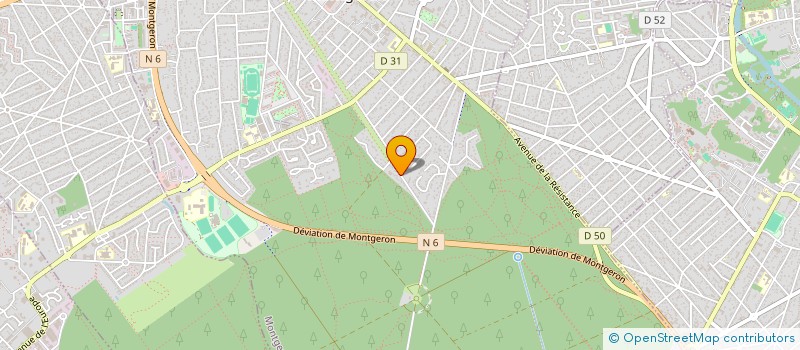 localisation de l'entreprise SCI DARII à MONTGERON
