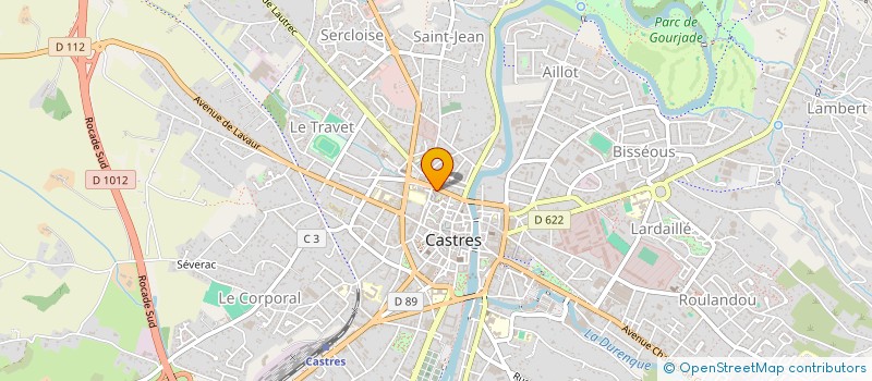 localisation de l'entreprise SCI DARIK  CASTRES