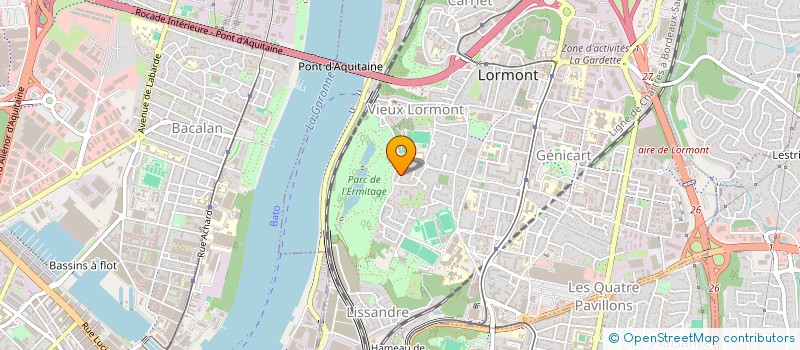 localisation de l'entreprise SCI DARIMO  LORMONT