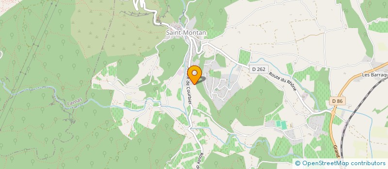 localisation de l'entreprise SCI DARIO  SAINT-MONTAN