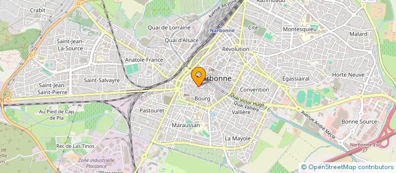 localisation de l'entreprise SCI DARION SARINI à NARBONNE
