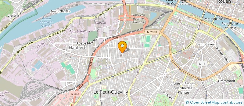 localisation de l'entreprise SCI DARIS & ALIKA  LE PETIT-QUEVILLY
