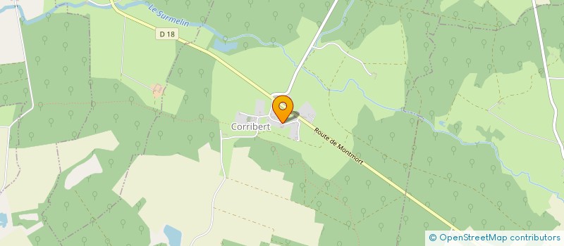 localisation de l'entreprise SCI DARIUS IMMO  CORRIBERT