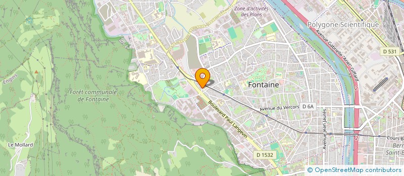 localisation de l'entreprise SCI DARIZ  FONTAINE