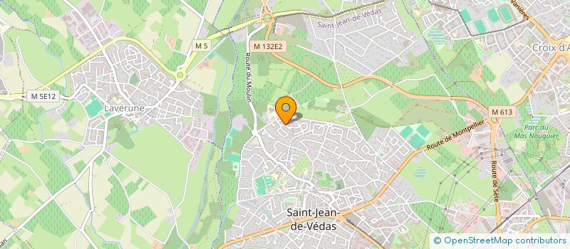 localisation de l'entreprise SCI DARJ34  SAINT-JEAN-DE-VEDAS