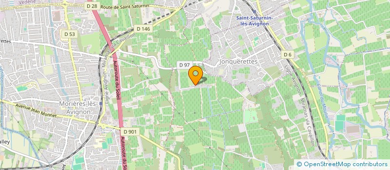 localisation de l'entreprise SCI DARJEELING  CHATEAUNEUF-DE-GADAGNE