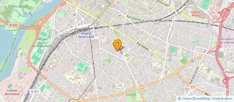 localisation de l'entreprise SCI DARLA à ANGERS