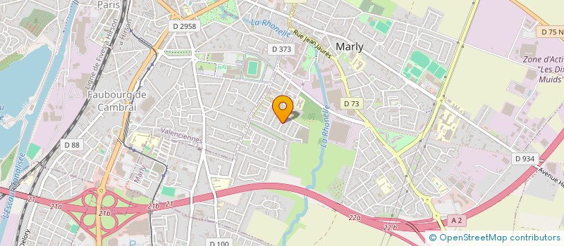 localisation de l'entreprise SCI DARLING à MARLY