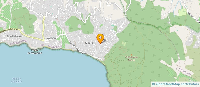 localisation de l'entreprise SCI DARLINGTON  LA CROIX-VALMER