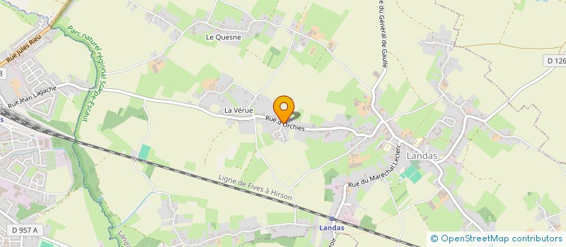 localisation de l'entreprise SCI DARMA  LANDAS