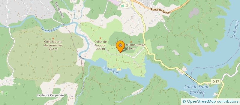 localisation de l'entreprise SCI DARMA  MONTAUROUX