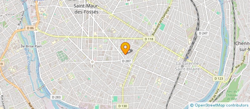 localisation de l'entreprise SCI DARMAZ à SAINT-MAUR-DES-FOSSES