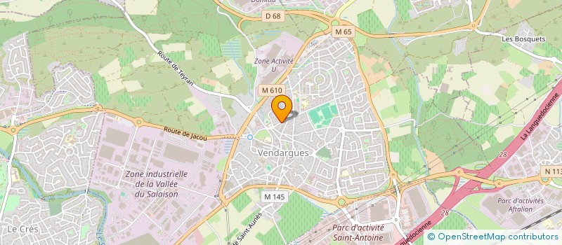 localisation de l'entreprise SCI DARMON DAUDE à VENDARGUES