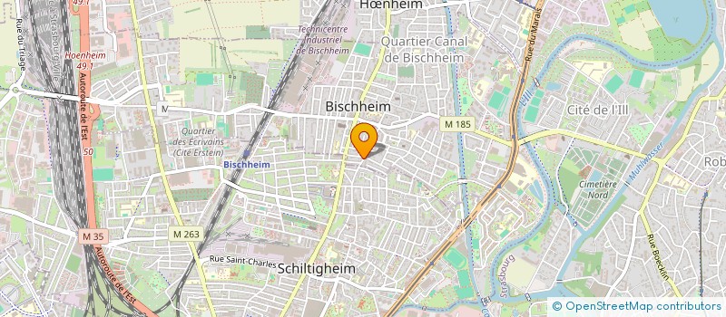 localisation de l'entreprise SCI DARNA  BISCHHEIM