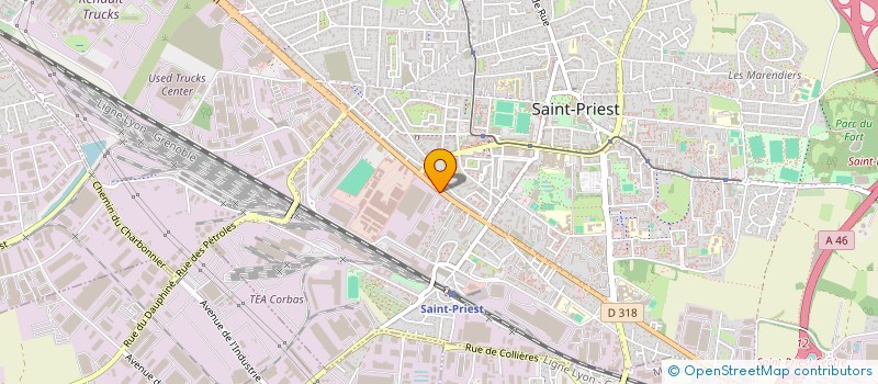 localisation de l'entreprise SCI DARNA  SAINT-PRIEST