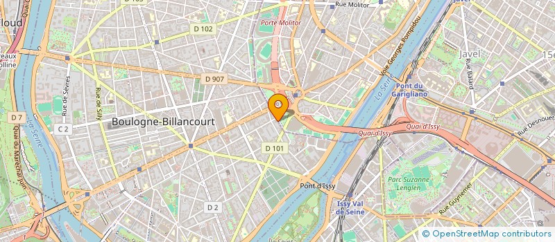 localisation de l'entreprise SCI DARNA FERDINAND BUISSON à BOULOGNE-BILLANCOURT