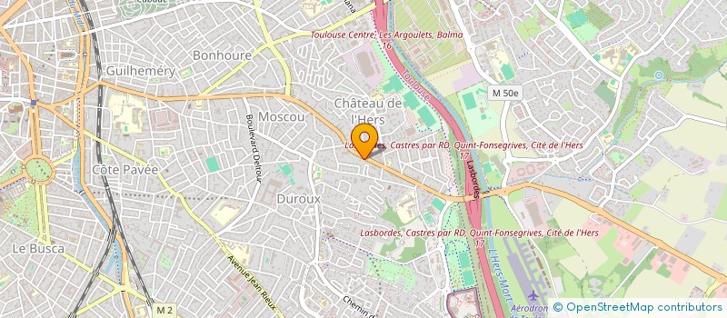 localisation de l'entreprise SCI DARNET DUTHEIL à TOULOUSE