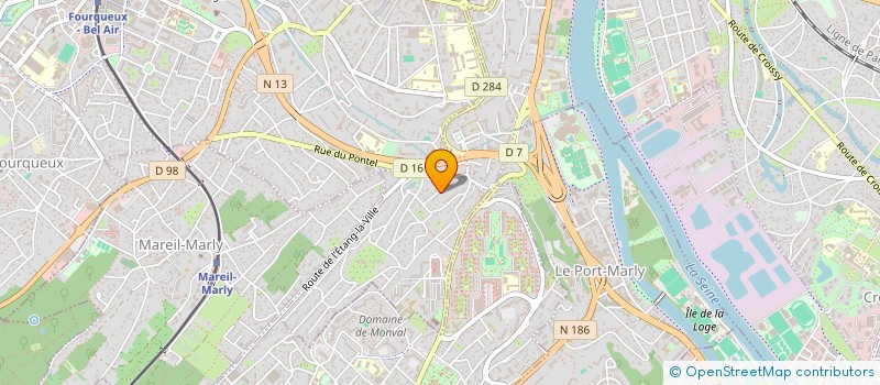 localisation de l'entreprise SCI DARNETAL PREAUX  LE PECQ