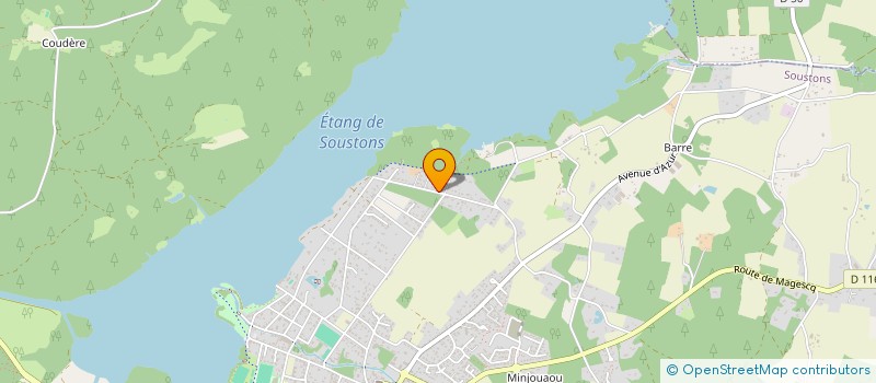 localisation de l'entreprise SCI DARNIS  SOUSTONS