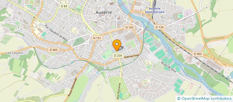localisation de l'entreprise SCI DARNUS à AUXERRE