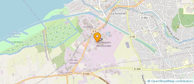 localisation de l'entreprise SCI DARO à MARIGNANE