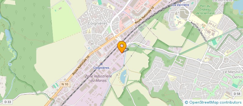 localisation de l'entreprise SCI DARO à COIGNIERES