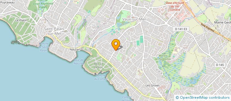 localisation de l'entreprise SCI DAROJEAN  VAUX-SUR-MER