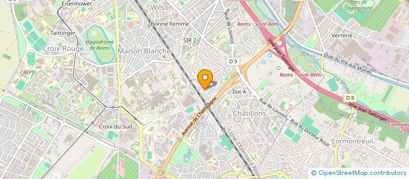 localisation de l'entreprise SCI DAROU SALAM  REIMS