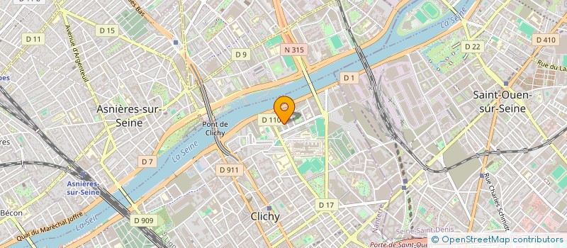 localisation de l'entreprise SCI DAROUICH à CLICHY