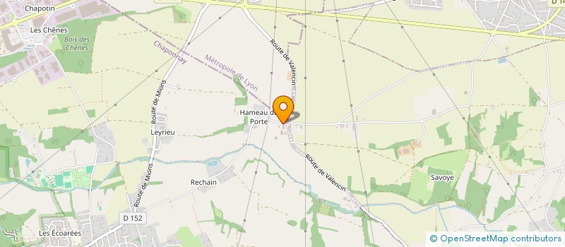 localisation de l'entreprise SCI DARPT  CHAPONNAY