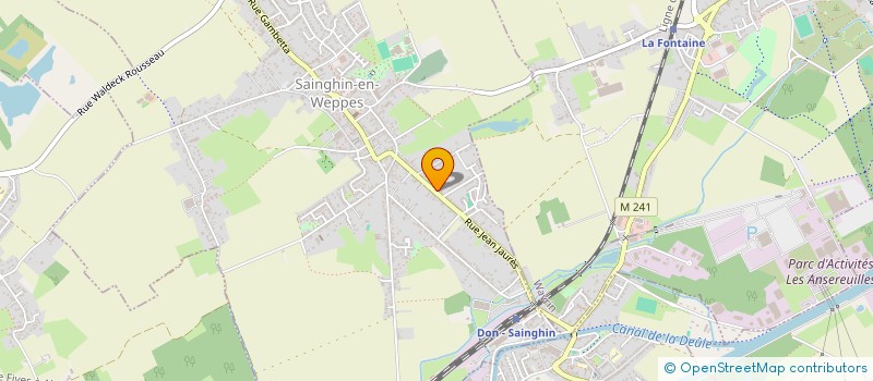 localisation de l'entreprise SCI DARQUES  SAINGHIN-EN-WEPPES