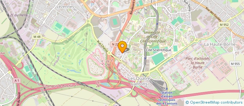 localisation de l'entreprise SCI DARRAS à VILLENEUVE-D'ASCQ