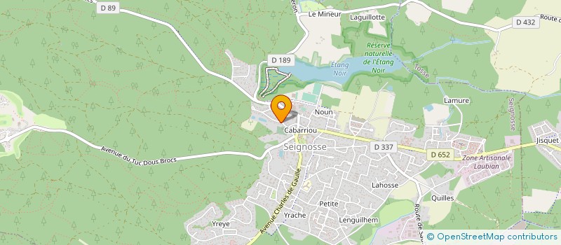 localisation de l'entreprise SCI DARRATS  SEIGNOSSE