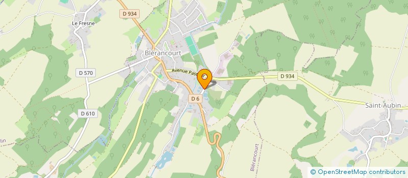 localisation de l'entreprise SCI DARREN  BLERANCOURT