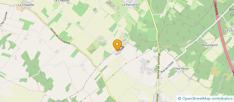 localisation de l'entreprise SCI DARRIBEAU  TESSON