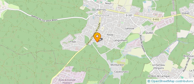 localisation de l'entreprise SCI DARRICAU  SEIGNOSSE