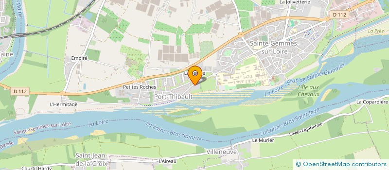 localisation de l'entreprise SCI DARSONVAL-VERNEUIL  SAINTE-GEMMES-SUR-LOIRE