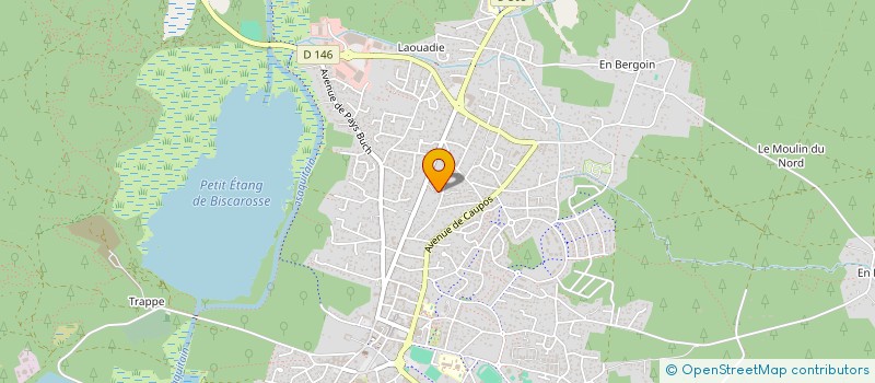 localisation de l'entreprise SCI DARTHENUCQ FRERES  BISCARROSSE