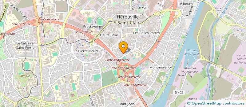 localisation de l'entreprise SCI DARTHMOUTH  HEROUVILLE-SAINT-CLAIR
