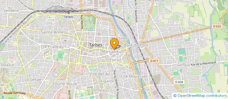 localisation de l'entreprise SCI DARTIGUE PEYROU  TARBES