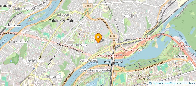 localisation de l'entreprise SCI DARTOIS  CALUIRE-ET-CUIRE