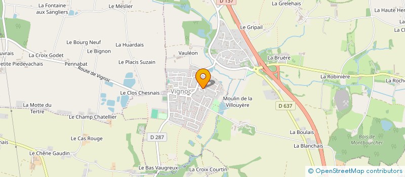 localisation de l'entreprise SCI DARTOIS-HAREL  VIGNOC