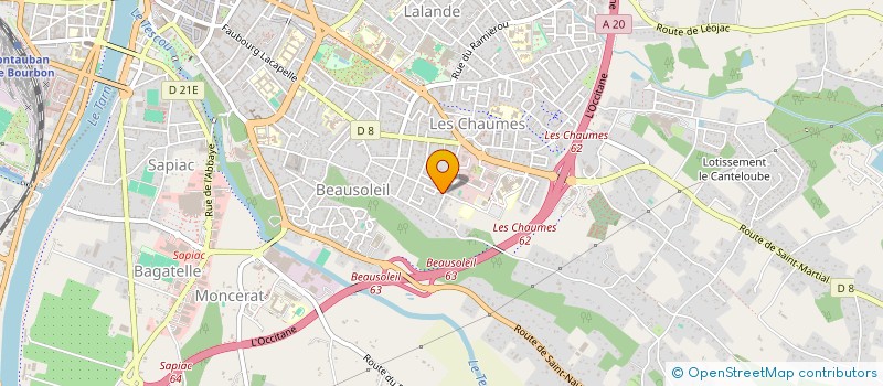 localisation de l'entreprise SCI DARTOUX  MONTAUBAN