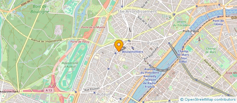 localisation de l'entreprise SCI DARVAZUR  PARIS